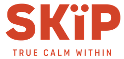 SKIP LOGO strapline Peach