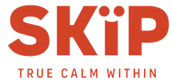 SKIP LOGO strapline Peach